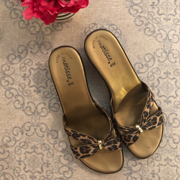 matisse leopard sandals